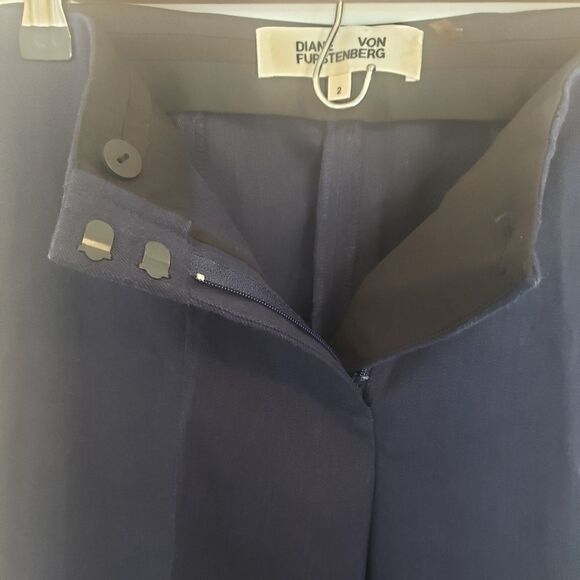 Diane von furstenberg blue slim leg pants - Picture 6 of 6
